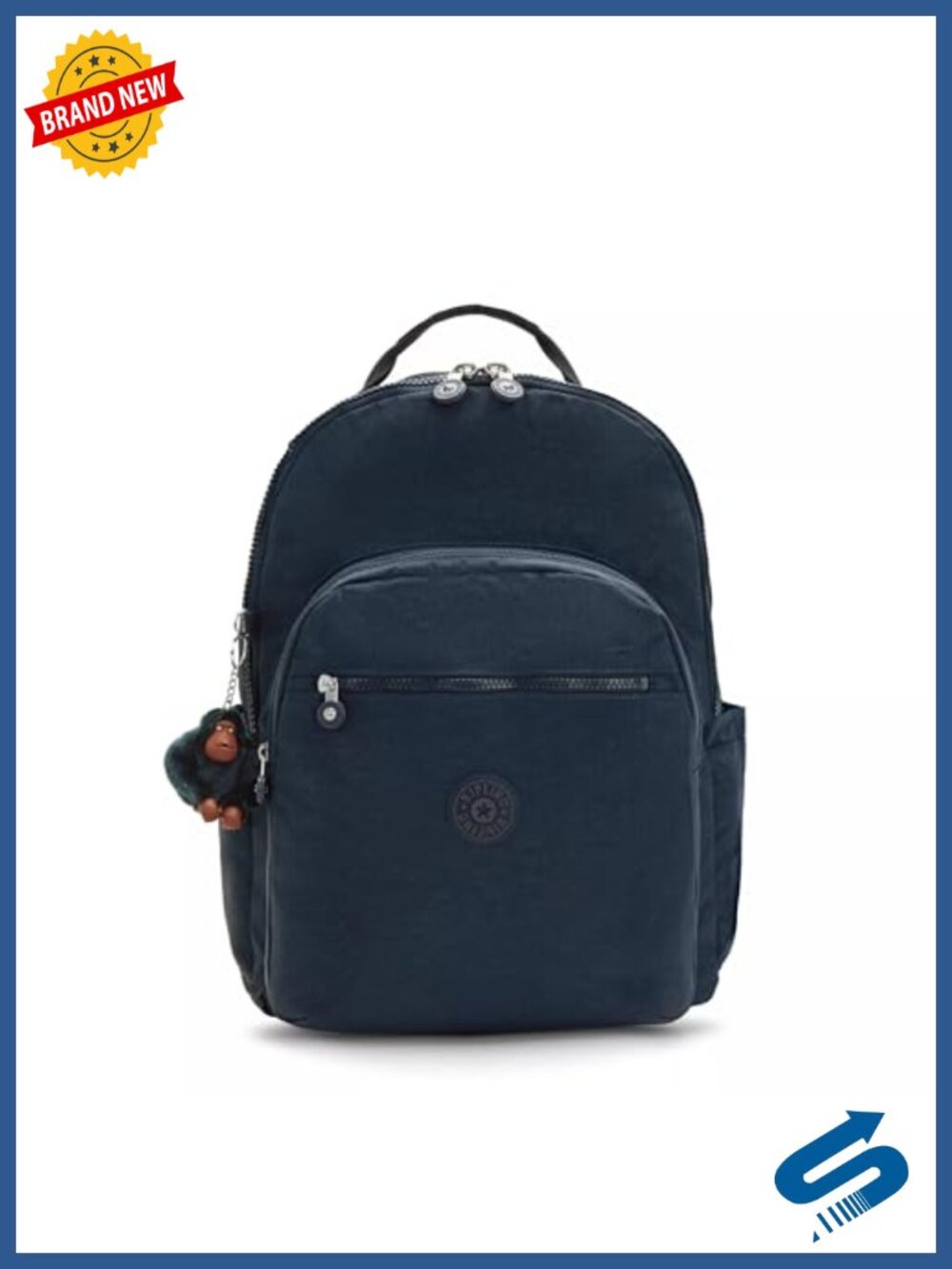 Extra Large 17" Laptop Backpack, Lightweight Nylon, Padded Straps, Water